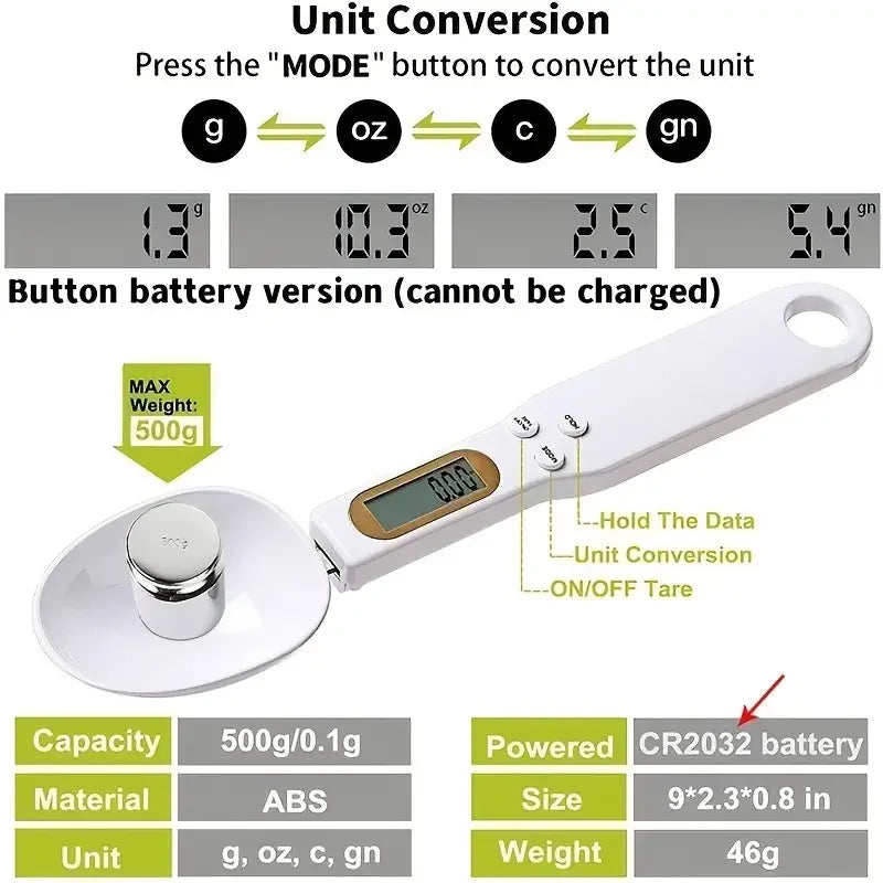 Precision Spoon Kitchen Scale