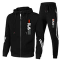 Zippered Sweatshirts and Sweatpants for Autumn and Winter, Men's Casual Sportswear Sets, Men's Jogging and Fitness Sets 2025