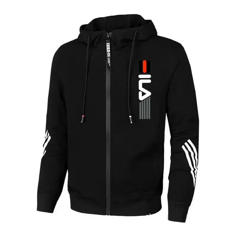 Zippered Sweatshirts and Sweatpants for Autumn and Winter, Men's Casual Sportswear Sets, Men's Jogging and Fitness Sets 2025
